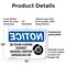 Signmission Wheels Must Be Chocked OSHA Notice Sign, Plastic, 14in W x 10in L, 2PK OS-2PACK-NS-P-1014-L-16909 - alternate 5